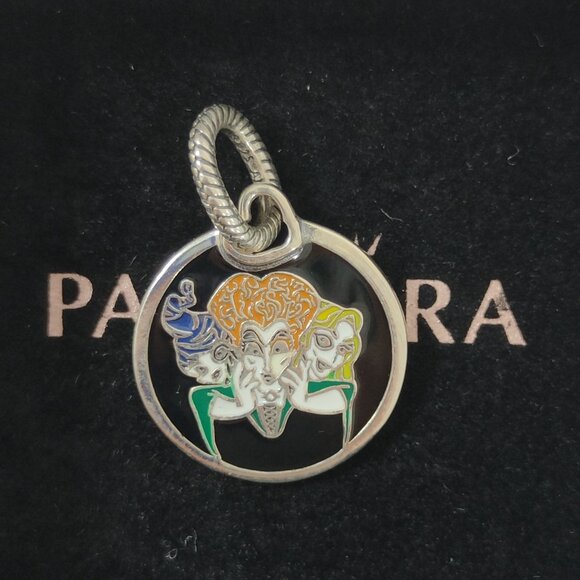 Pandora Hocus Pocus Sanderson Sisters Disney Charm S925 Sterling Silver with box - Picture 1 of 6
